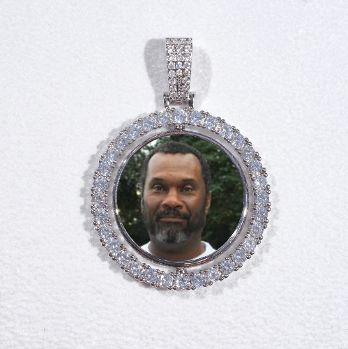 3D Spinning 2-Faced Custom Picture Pendant