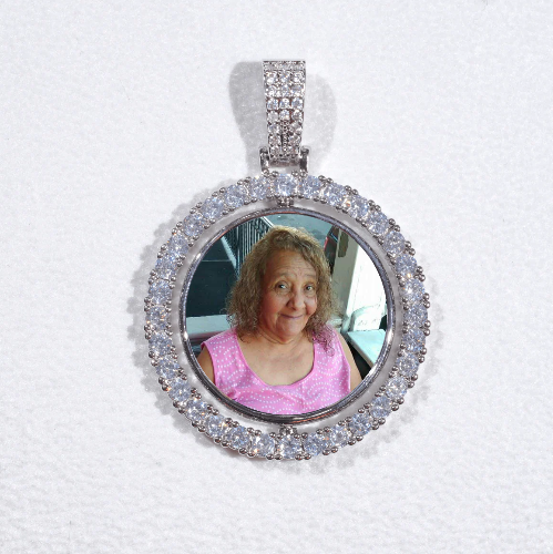 3D Spinning 2-Faced Custom Picture Pendant