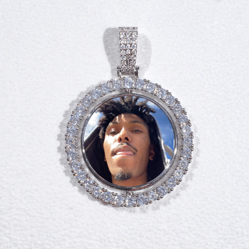3D Spinning 2-Faced Custom Picture Pendant