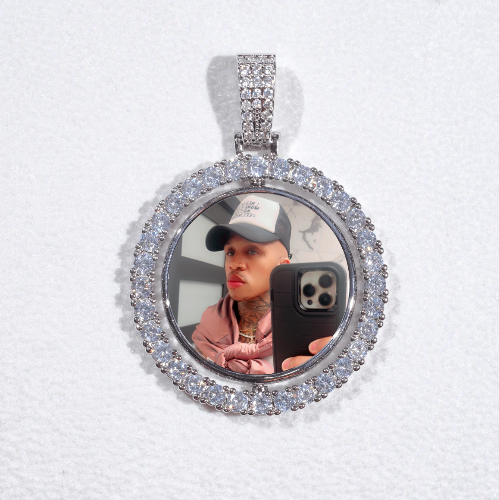 3D Spinning 2-Faced Custom Picture Pendant