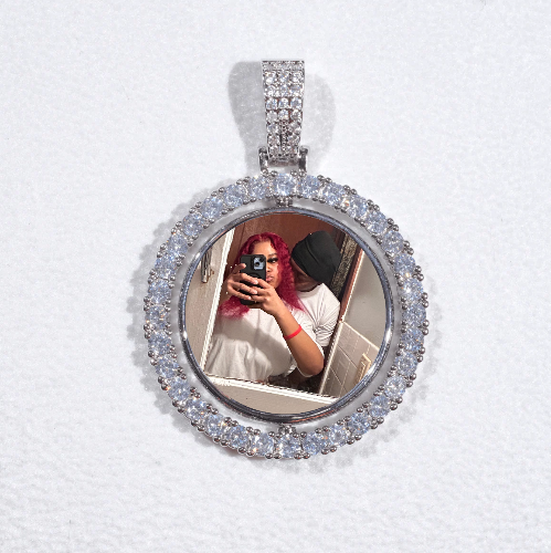 3D Spinning 2-Faced Custom Picture Pendant