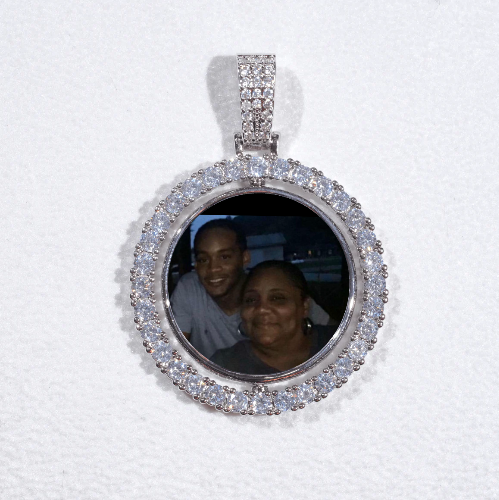 3D Spinning 2-Faced Custom Picture Pendant