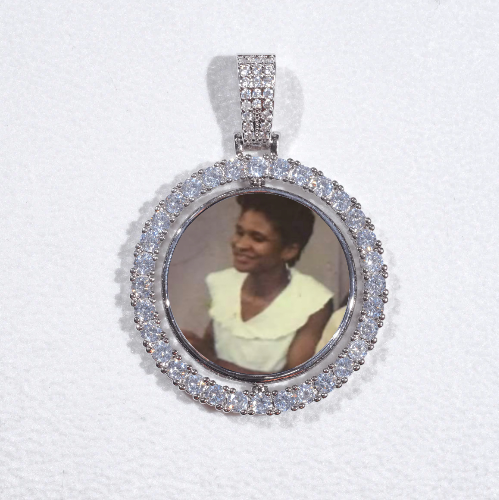 3D Spinning 2-Faced Custom Picture Pendant