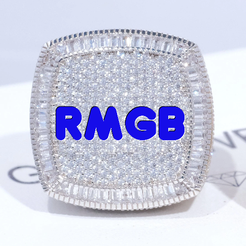 CUSTOM LETTER 3D ICED RING