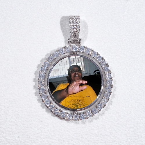 3D Spinning 2-Faced Custom Picture Pendant