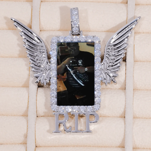 RIP WING 3D CUSTOM PICTURE PENDANT