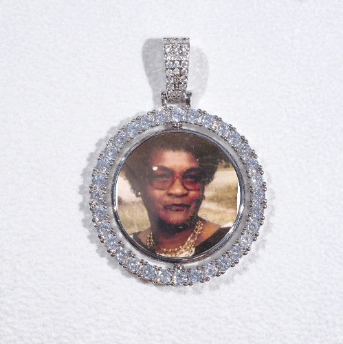 3D Spinning 2-Faced Custom Picture Pendant