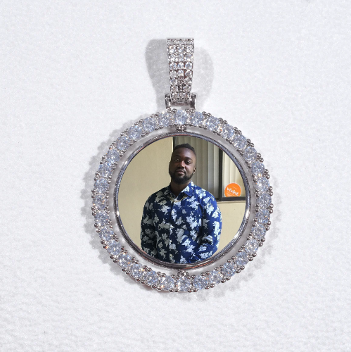3D Spinning 2-Faced Custom Picture Pendant