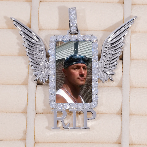 RIP WING 3D CUSTOM PICTURE PENDANT