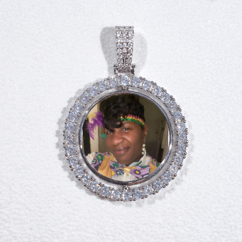 3D Spinning 2-Faced Custom Picture Pendant