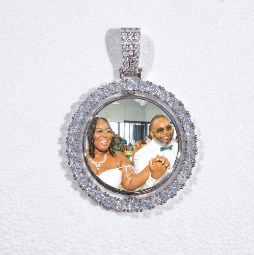 3D Spinning 2-Faced Custom Picture Pendant