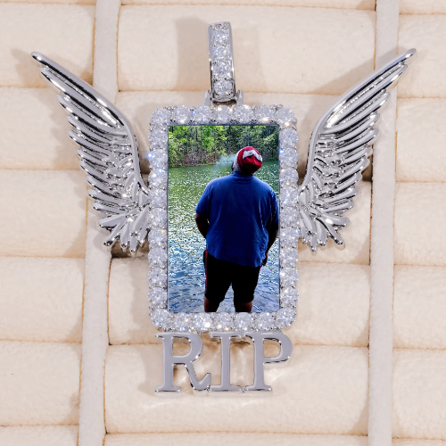 RIP WING 3D CUSTOM PICTURE PENDANT