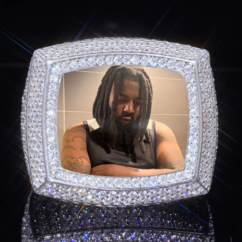 3D CUSTOM PICTURE ICED RING