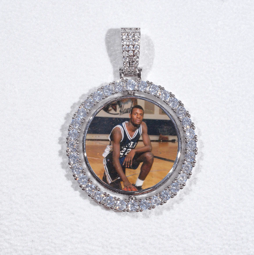 3D Spinning 2-Faced Custom Picture Pendant
