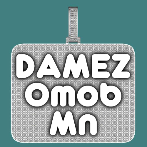 CUSTOM LETTER NECKLACE 3D BIG SQUARE