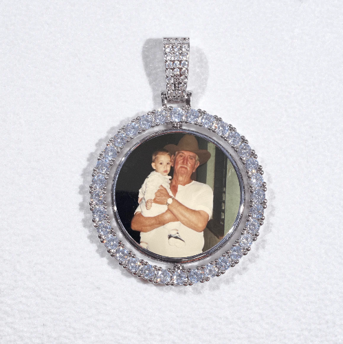 3D Spinning 2-Faced Custom Picture Pendant