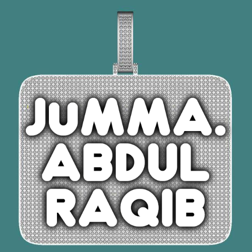 CUSTOM LETTER NECKLACE 3D BIG SQUARE