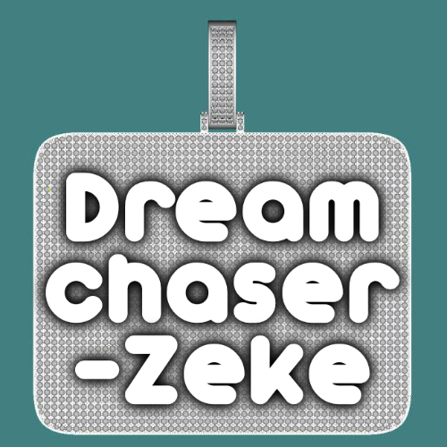 CUSTOM LETTER NECKLACE 3D BIG SQUARE