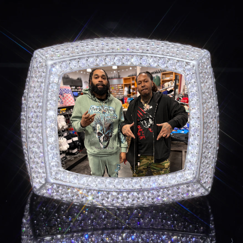 3D CUSTOM PICTURE ICED RING
