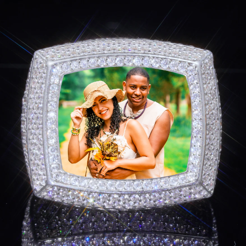 3D CUSTOM PICTURE ICED RING