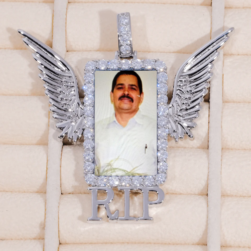 RIP WING 3D CUSTOM PICTURE PENDANT