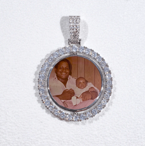 3D Spinning 2-Faced Custom Picture Pendant