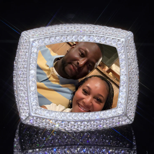 3D CUSTOM PICTURE ICED RING