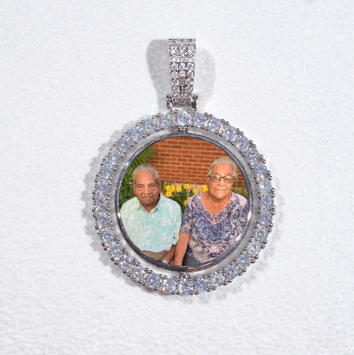 3D Spinning 2-Faced Custom Picture Pendant