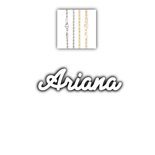Script Custom Letter Necklace