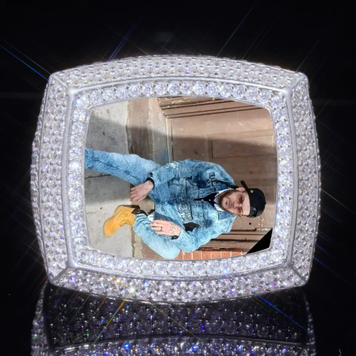 3D CUSTOM PICTURE ICED RING