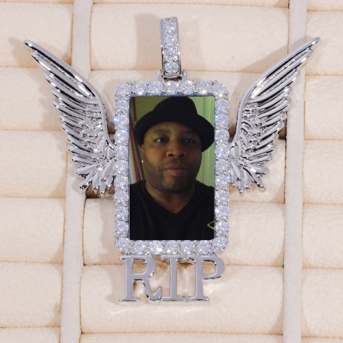 RIP WING 3D CUSTOM PICTURE PENDANT