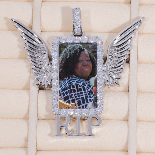 RIP WING 3D CUSTOM PICTURE PENDANT