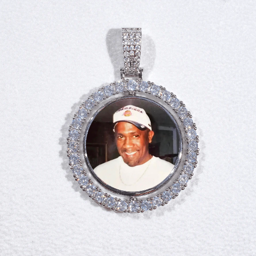 3D Spinning 2-Faced Custom Picture Pendant