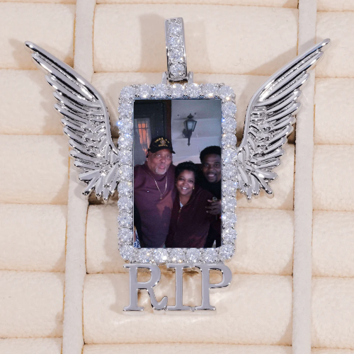 RIP WING 3D CUSTOM PICTURE PENDANT