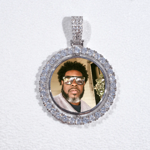 3D Spinning 2-Faced Custom Picture Pendant