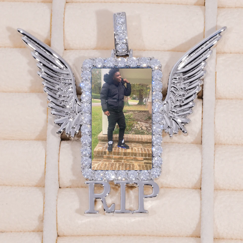 RIP WING 3D CUSTOM PICTURE PENDANT