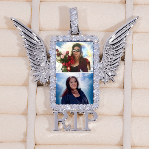 RIP WING 3D CUSTOM PICTURE PENDANT
