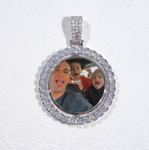 3D Spinning 2-Faced Custom Picture Pendant