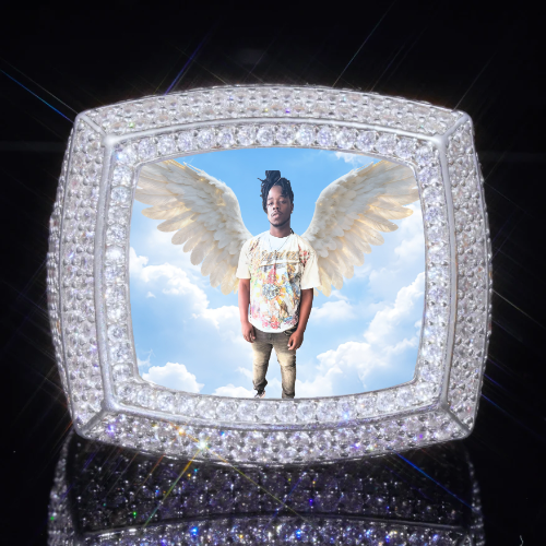 3D CUSTOM PICTURE ICED RING