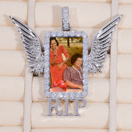 RIP WING 3D CUSTOM PICTURE PENDANT