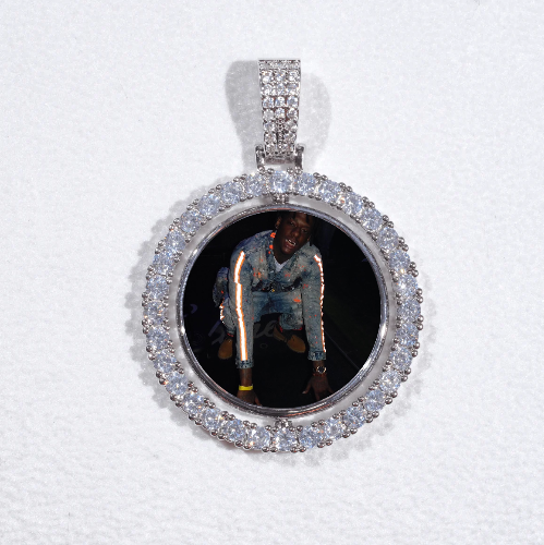 3D Spinning 2-Faced Custom Picture Pendant