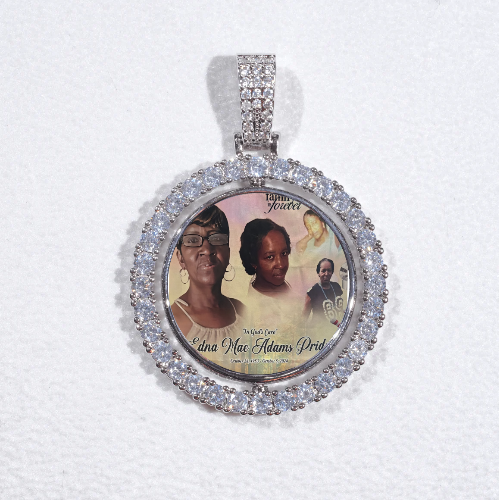 3D Spinning 2-Faced Custom Picture Pendant