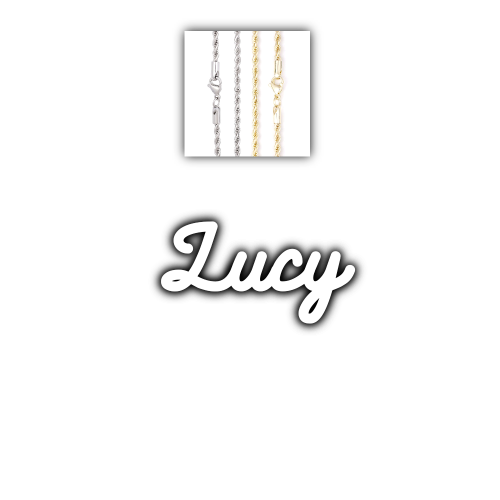 Script Custom Letter Necklace