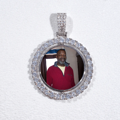 3D Spinning 2-Faced Custom Picture Pendant