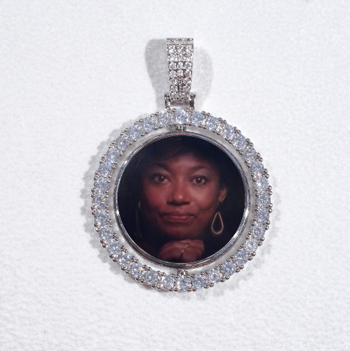 3D Spinning 2-Faced Custom Picture Pendant