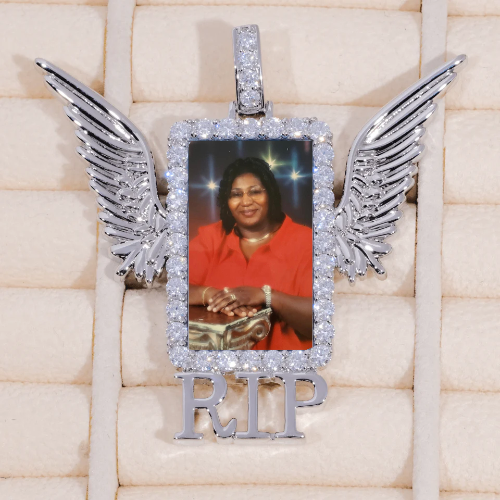 RIP WING 3D CUSTOM PICTURE PENDANT