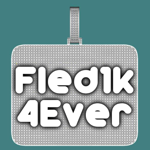 CUSTOM LETTER NECKLACE 3D BIG SQUARE