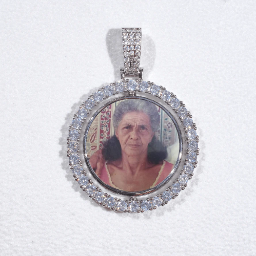3D Spinning 2-Faced Custom Picture Pendant