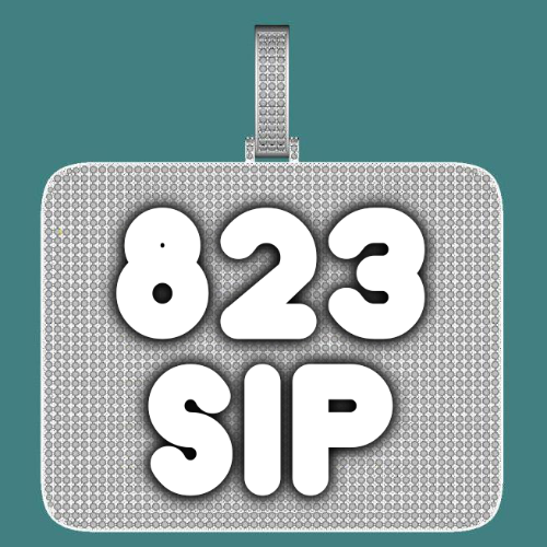 CUSTOM LETTER NECKLACE 3D BIG SQUARE