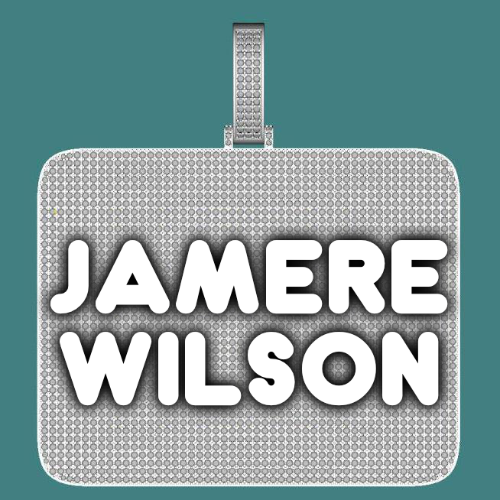 CUSTOM LETTER NECKLACE 3D BIG SQUARE